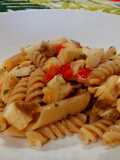 Pasta Mista Senza Glutine con Filetti di Dentice e Pomodorini Freschi