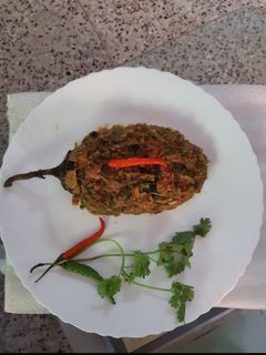 বেগুন ভর্তা (begun bharta recipe in bengali) রেসিপির প্রধান ছবি