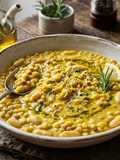 Fregola Risottata ai Fagioli, Paprika e Limone