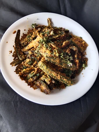 Recipe Besan bhindi which So Delicious