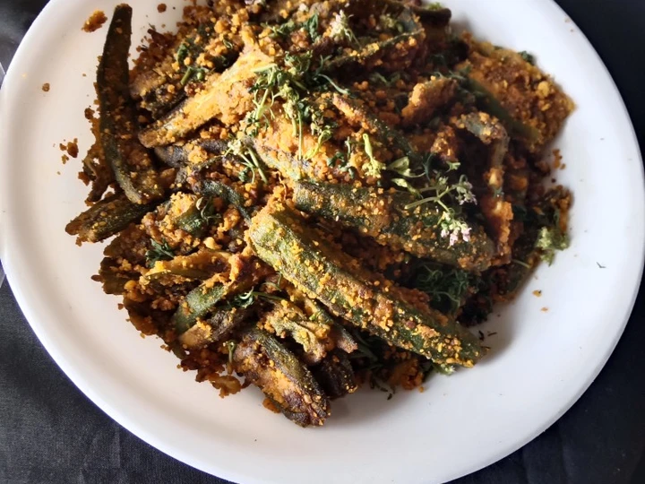 Recipe Besan bhindi which So Delicious