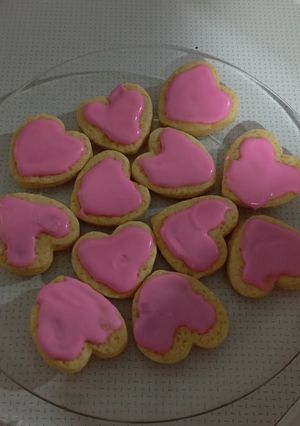 Una foto de Galletas de vainilla con glaseado