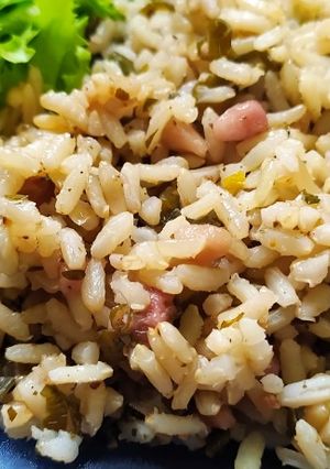 Gránátalmás barna rizs recept fotója