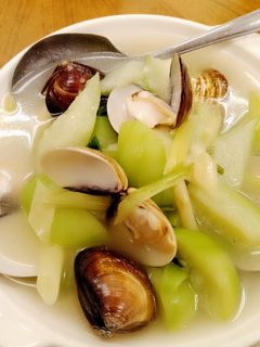 蛤蠣絲瓜(低醣生酮餐) 的食譜成品照片