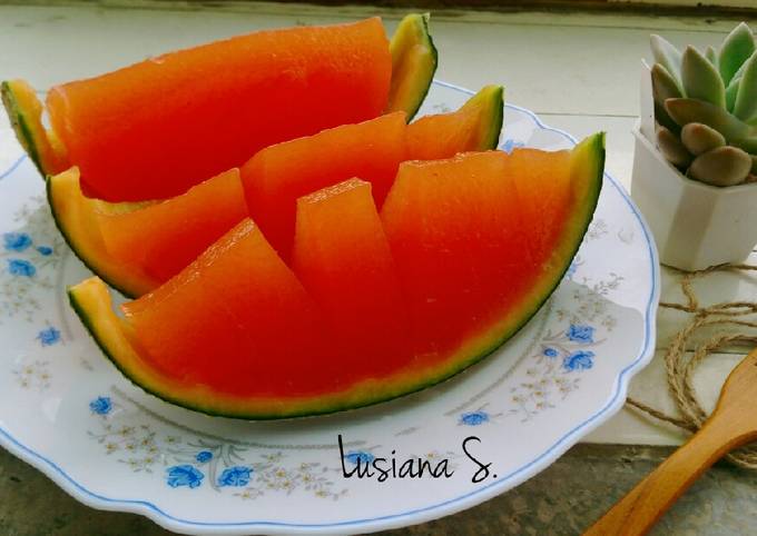 Puding Melon Kenyal