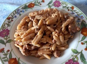 Foto di Gnocchetti sardi con salsiccia e funghi