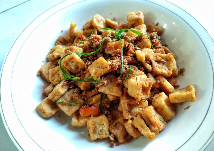 Recipe of Homemade Tahu Cah Tomat