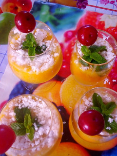 A picture of Mango mocktail.