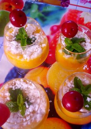 A picture of Mango mocktail.