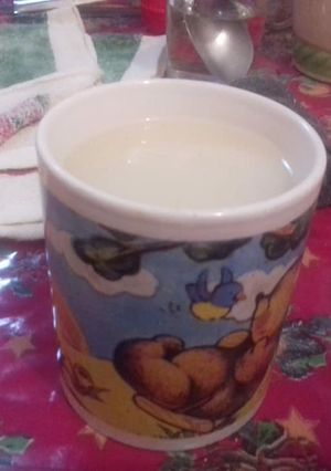 Una foto de Atole blanco mexicano a lo ranchero de Jalisco