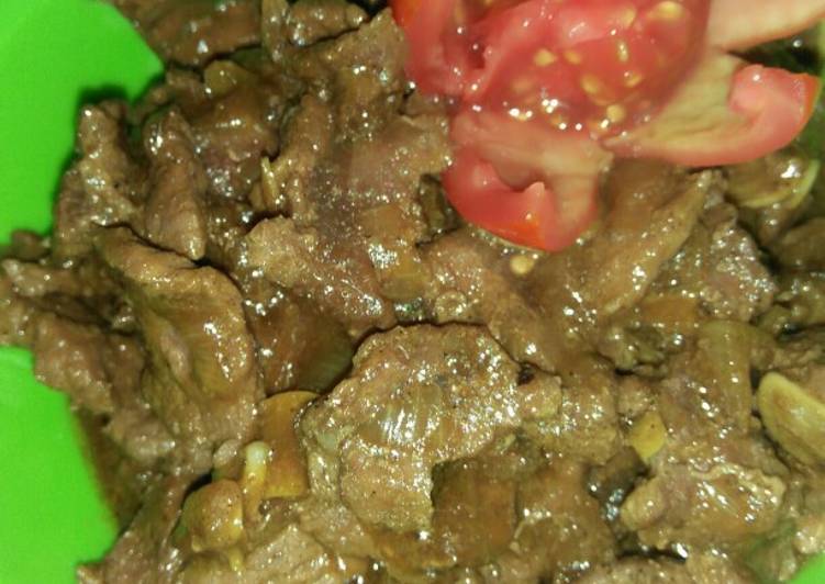 Daging sapi bumbu teriyaki