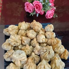 Fried modak A picture of Fried modak.