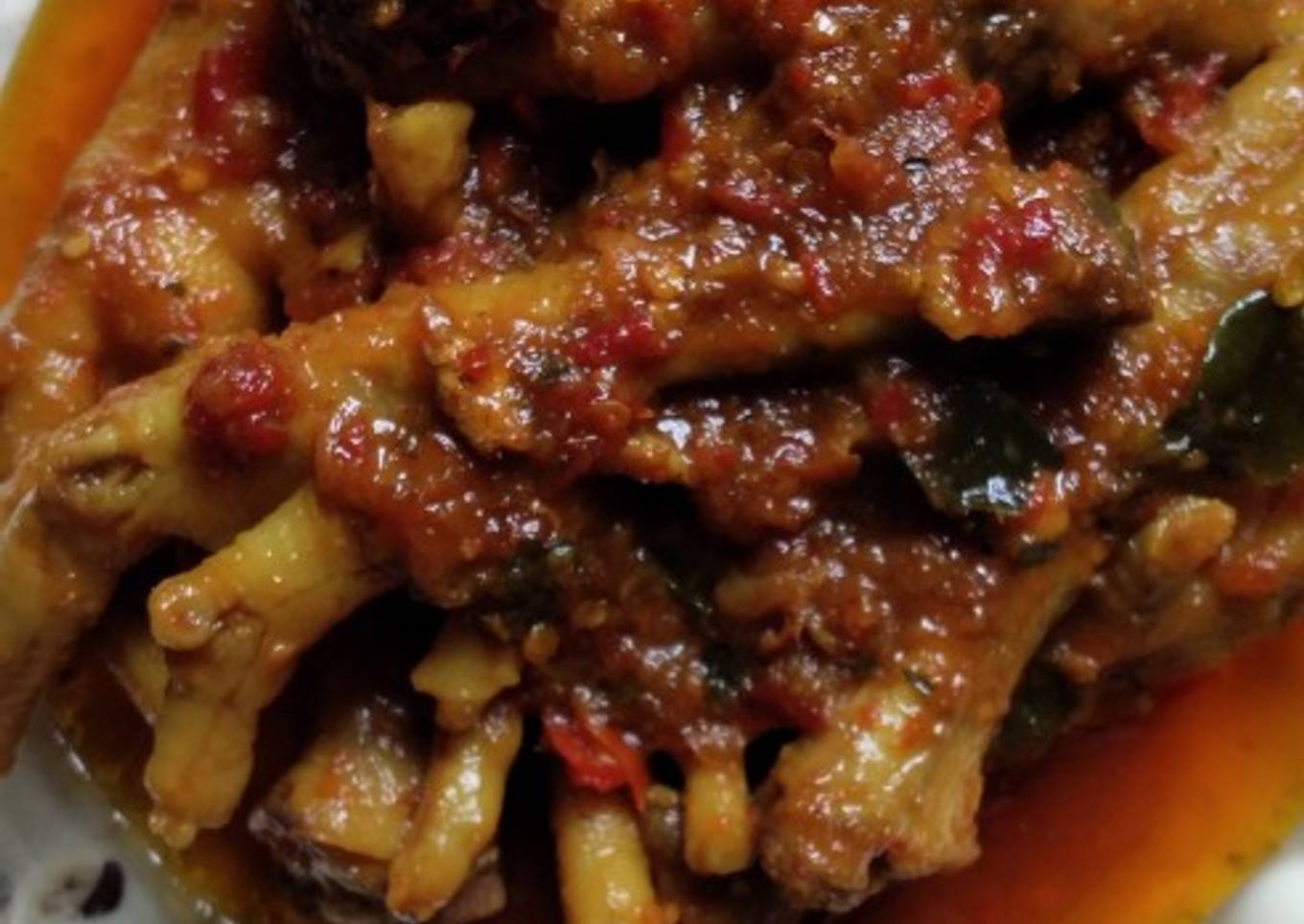 2.Ceker Ayam Pedas Manis