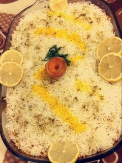 صورة لوصفة صينية الرز بالدجاج