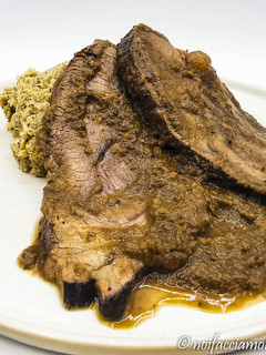 Foto di Brasato di Manzo al Vino Rosso con Polenta