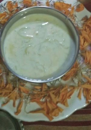 A picture of Lauki ki kheer.
