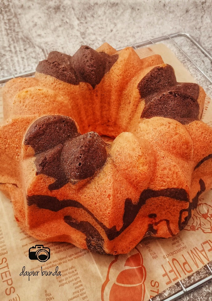 Foto resep Marmer cake (classic cake)