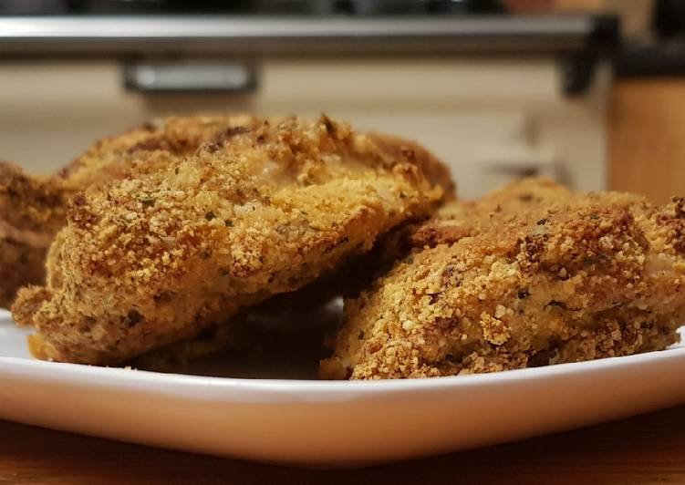 Steps to Make Award-winning Keto Southern Fried (Baked :) ) Chicken