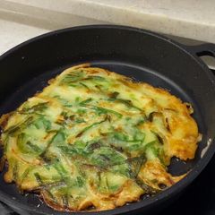 A picture of Chives Pancake | Korean Dish.