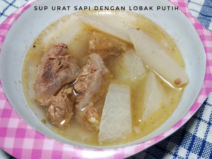 Langkah Gampang Membuat Resep Sup Urat Sapi Masak Lobak yang Lezat