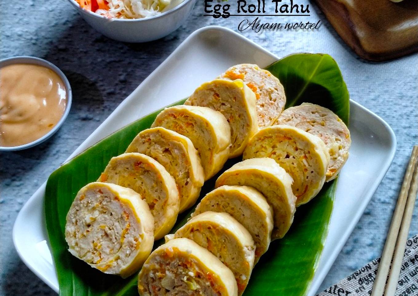 Egg Roll Tahu Ayam Wortel