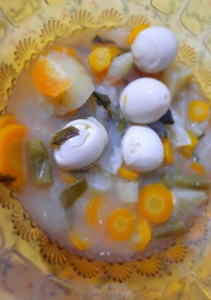Foto resep Sayur Sop Telur Puyuh