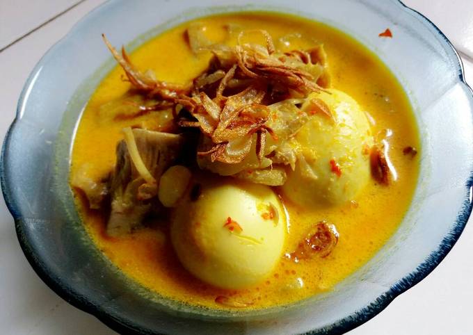  Bagaimana cara memasak Gulai Nangka, kikil &amp; telur dijamin sempurna