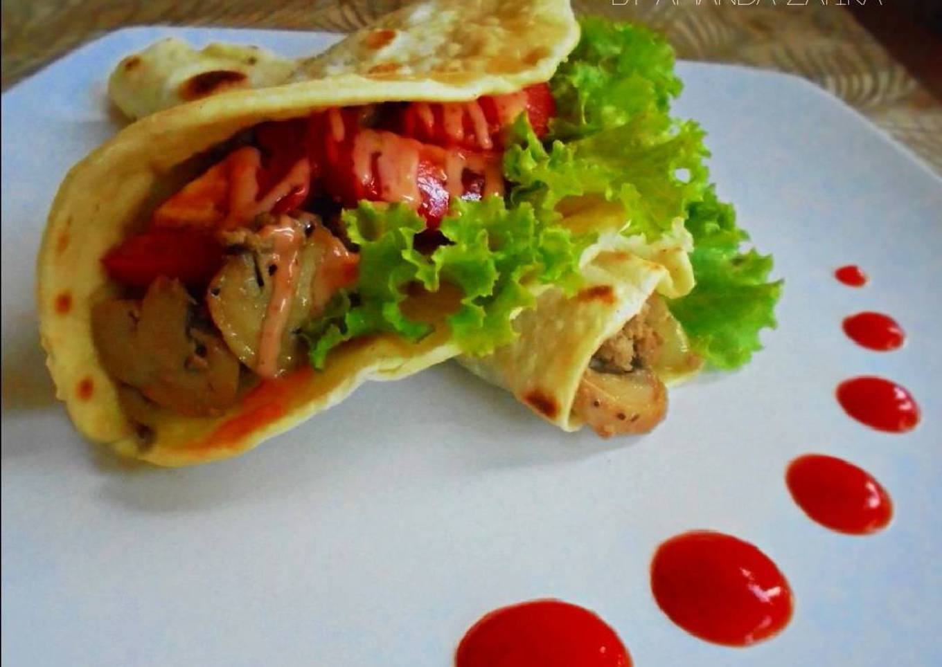 Ground Beef Mushroom Taco