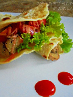 Foto resep Ground Beef Mushroom Taco