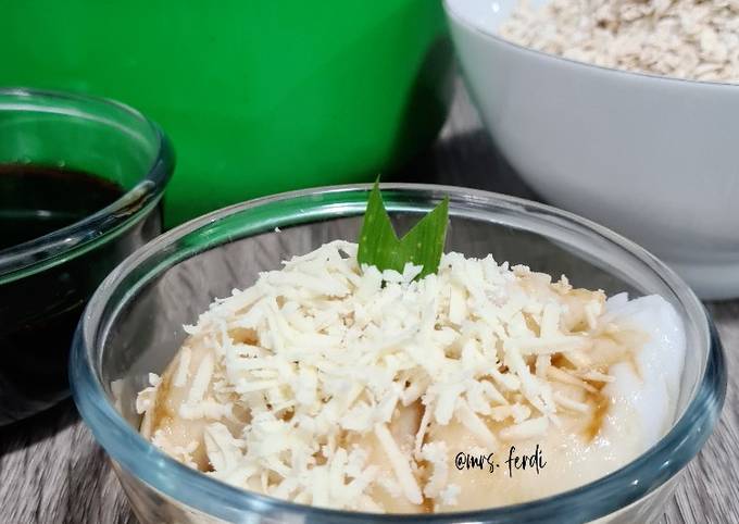 Cara Gampang Membuat Bubur Sumsum toping Keju yang Bikin Ngiler