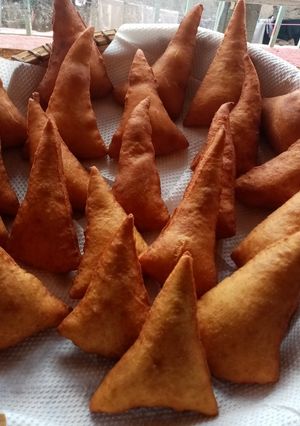 A picture of Vanilla flavoured mandazi#marathonrecipe.