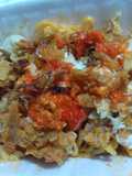 Mie goreng geprek napol