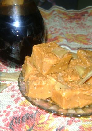 Una foto de Budin de pan con dulce de batatahecho con flan