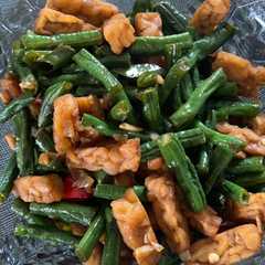 รูปของ 15. Tumis Kacang Panjang & Tempe