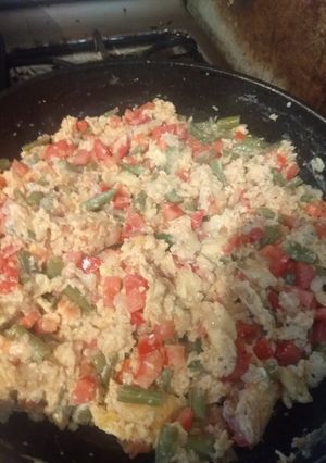 Una foto de Desayuno Ejotes con Huevo