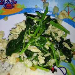 Foto resep Tumis bayam