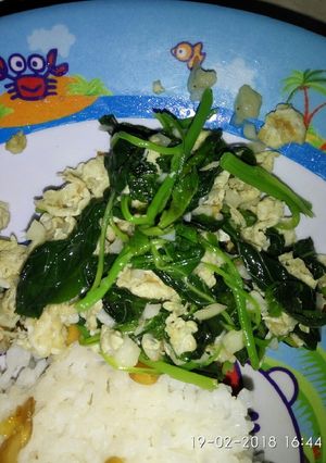 Foto resep Tumis bayam