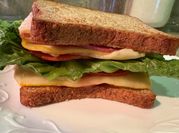 A picture of pepperoni sandwich