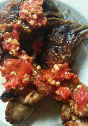 Foto resep Geprek kepala ayam