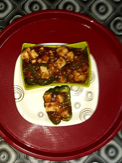A picture of Chilli paneer.