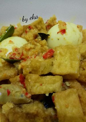 Foto resep Gulai Krecek Tahu Telur
