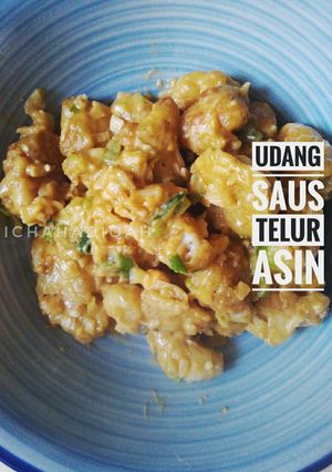 Foto resep 1. Udang Saus Telur Asin