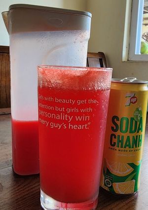 Hình của món Soda dưa hấu.