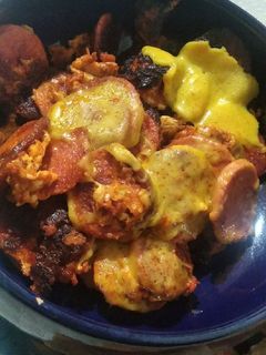 عکسی از دستور سوسیس بندری😋