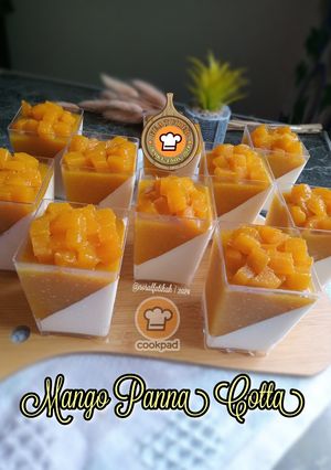 Gambar Mango Panna Cotta 🥭