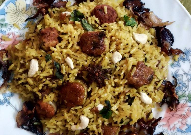 Chicken Moti pudina pulao