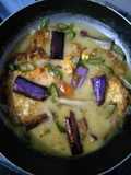 Telur terong masak santen
