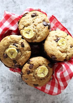 Foto resep Moist Banana Muffin
