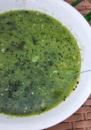 Foto resep 22. Daun Ubi Tumbuk