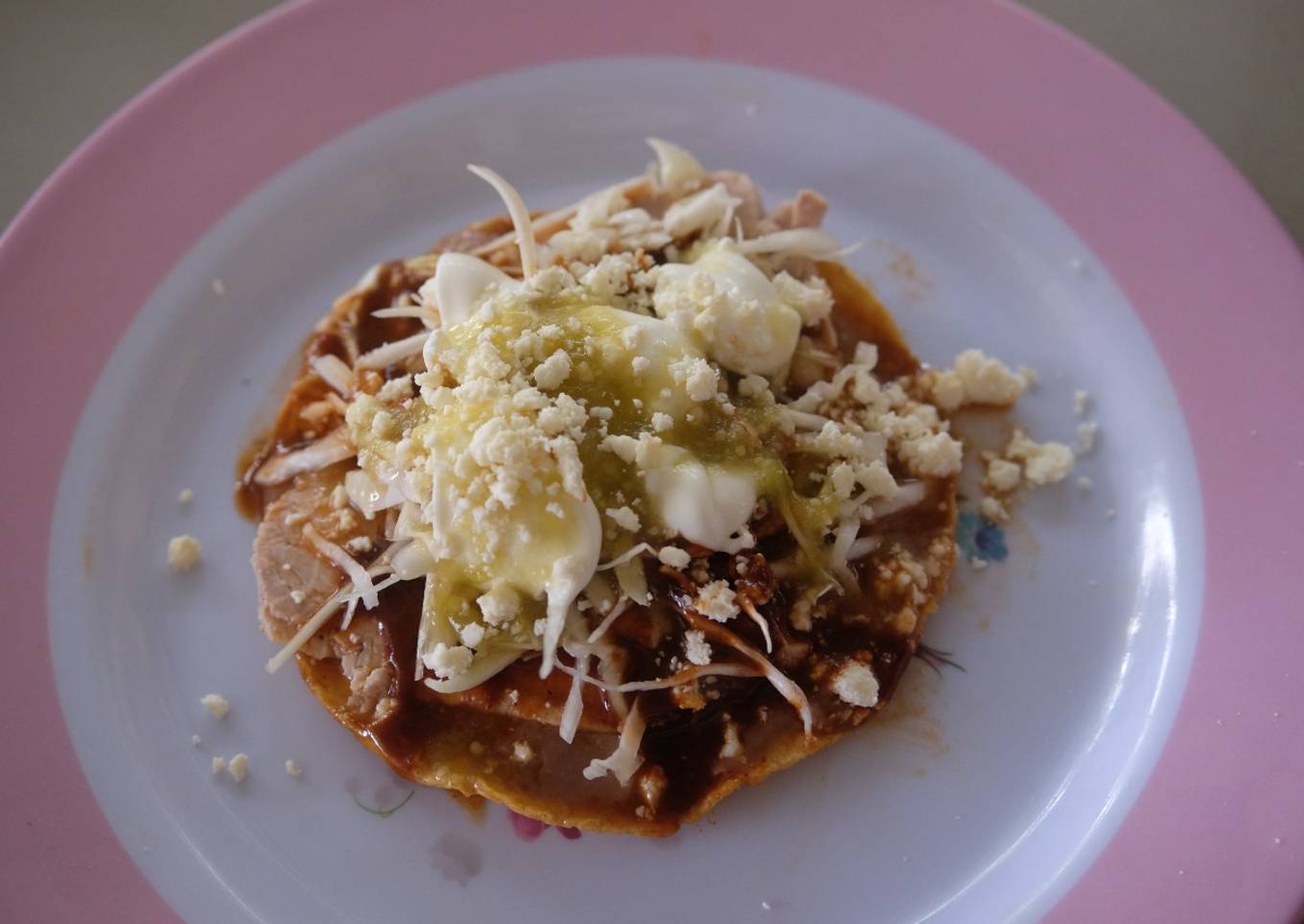 Tostada de pierna de cerdo 😍
